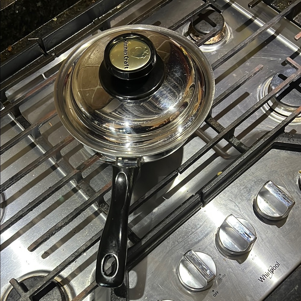 Kitchen Craft waterless cookware Stainless Steel Saucepan with Lid
